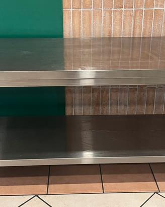 Tavolo e pensile acciaio inox professionale