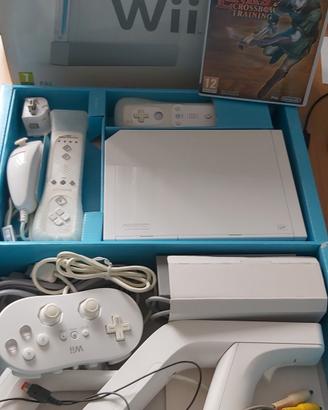 Nintendo Wii+accessori +1 gioco 