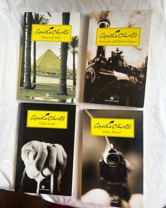 Lotto 4 libri Agatha Christie – Poirot, Mondadori
