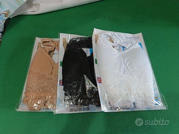 3 Reggiseni push up sportivi taglia L