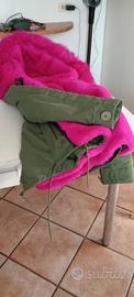 parka donna con vera pelliccia 