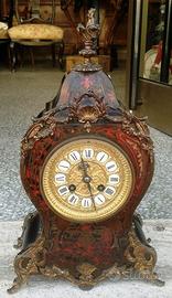 OROLOGIO PENDOLO STILE BOULLE BRONZi DORATI