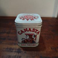 Carte da gioco Canasta con contenitore di latta 