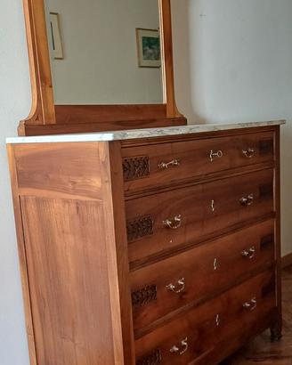 Cassettone/Comò in Noce, primi 900 (1910/20)