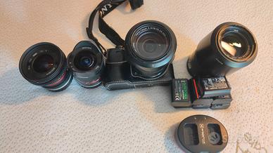Kit Sony Alpha 6400 + 4 Obiettivi +accessori