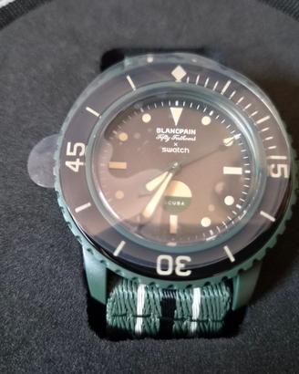 Blancpain x Swatch Scuba Fifty Fathoms Green Abyss