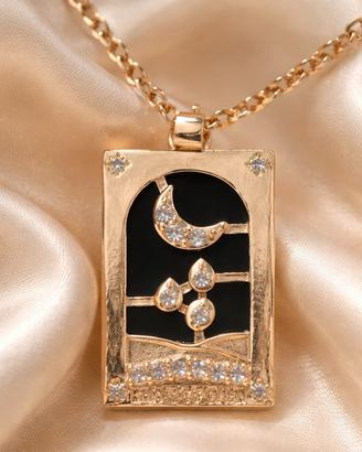 Collana ciondolo Carta della Luna