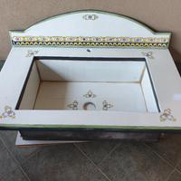 Lavello pietra lavica smaltata