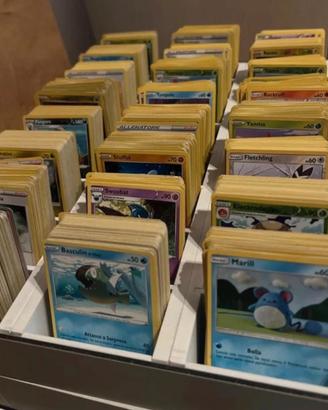 Lotto carte pokemon di vari set, condizioni varie
