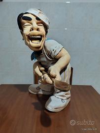 Statuetta caricatura pizzaiolo