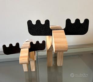 IKEA HÖSTAGILLE alci in pino decorazioni