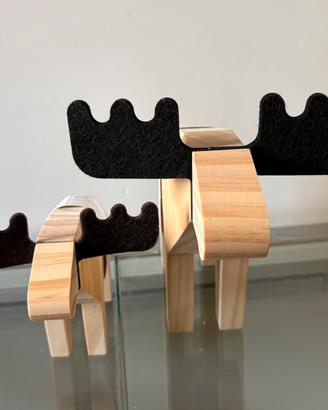 IKEA HÖSTAGILLE alci in pino decorazioni