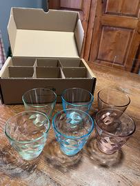 Bicchieri colorati “Fantasia” Bormioli Rocco