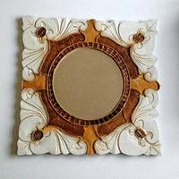 Quadro Indonesiano a Specchiera Da Parete Vintage