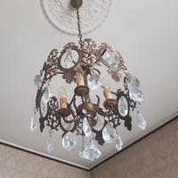 Lampadario a gocci vintage