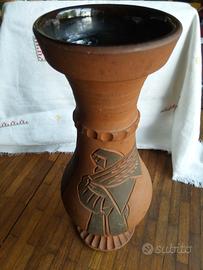 vaso vintage orientale terracotta 