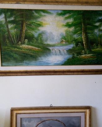 grande quadro dipinto a mano,prezzo da concordare 