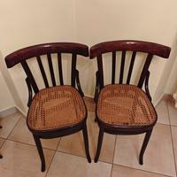 Sedie in paglia di Vienna