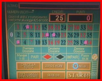 SCHEDA JAMMA VIDEOPOKER ROULETTE LES FICHES