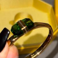 Bracciale Swarovski con smeraldi, taglia S