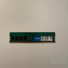 RAM DDR4 8GB Crucial 2133MHz PC Desktop UDIMM