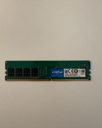 RAM DDR4 8GB Crucial 2133MHz PC Desktop UDIMM
