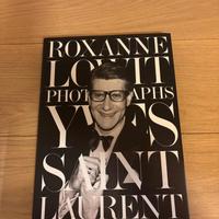 YSL fotografato da Roxanne Lowit illustrato