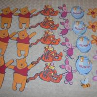 Lotto 25 decorazioni Winnie the Pooh