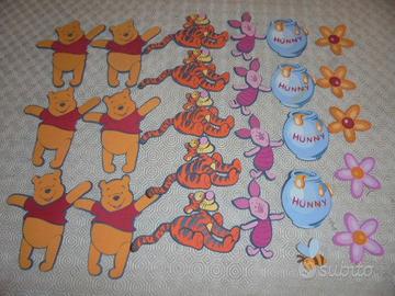 Lotto 25 decorazioni Winnie the Pooh