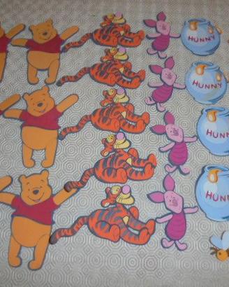 Lotto 25 decorazioni Winnie the Pooh
