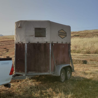 Rimorchio trasporto bookman cavalli 2 posti