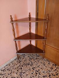 scaffale ad angolo  vintage