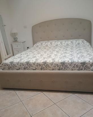 Struttura letto matrimoniale contenitore
