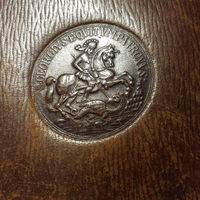 Portasigari antico in pelle