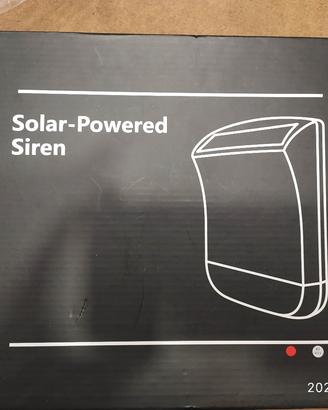 sirena antifurto solare