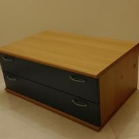 Cassettiera con 2 cassetti