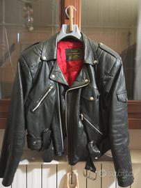 chiodo in pelle vintage 