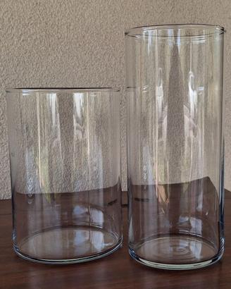 Vasi in vetro 2 misure