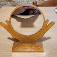 specchio in resina epossidica 