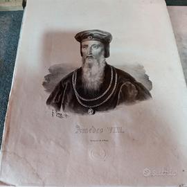 Ritratto stampa Amedeo VIII Gonin 1831