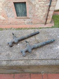 Coppia di rubinetti per botti da vino