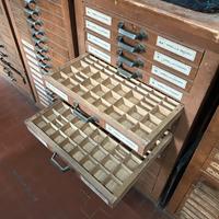 Cassettiere tipografiche originali