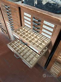 Cassettiere tipografiche originali