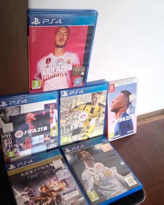 Lotto: 6 giochi ps4- Fifa 17,18,20,21,22+Destiny