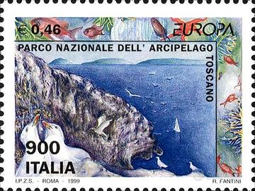 Francobollo Parco Nazionale Arcipelago Toscano