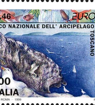 Francobollo Parco Nazionale Arcipelago Toscano