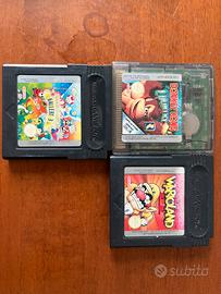 Schedine gameboy e nintendo ds
