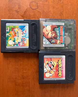 Schedine gameboy e nintendo ds