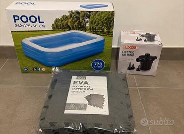 Kit piscina completo – Usato una sola volta –
