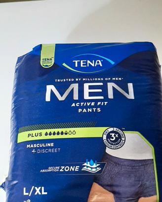 tena men active fit pants